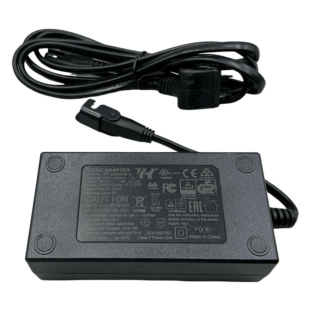 YH-A290018-A AC/DC Adapter 29V 1.8A Power Supply for Recliner Lift Chair Black
